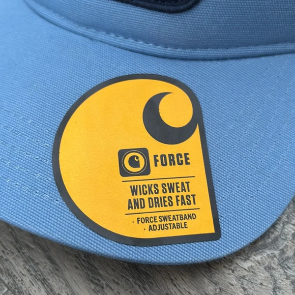 Carhartt Mountain Patch Force sweatband cap,snap back, wicks sweat,dries fast - Picture 5 of 12